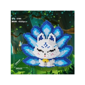 Пластиковый конструктор лиса 26CM Ice Hatheded Fox+Hammer